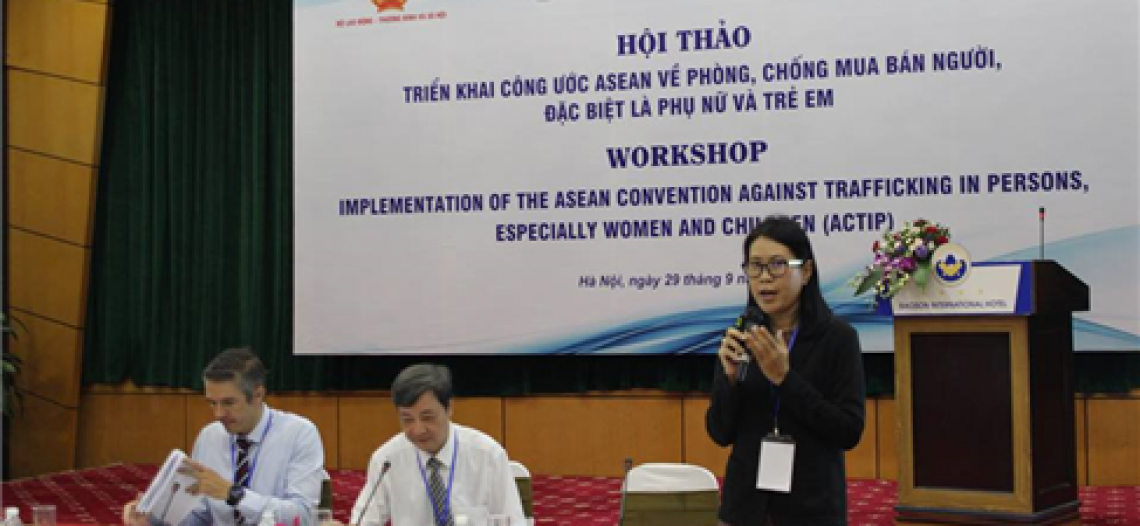 Hội thảo “Triển khai Công ước ASEAN về phòng, chống mua bán người, đặc biệt là trẻ em”